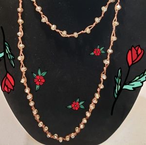 Cute!!! Necklace Brown Color